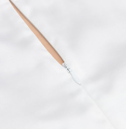 DOLLY Elegant Blue French Style Satin Sleeveless Pleated Hip Long Slit Dinner Dress-AVA