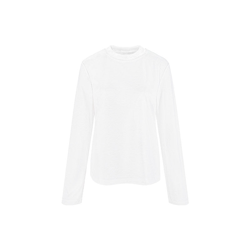 TUYUE slim crew neck casual top - BRENT.