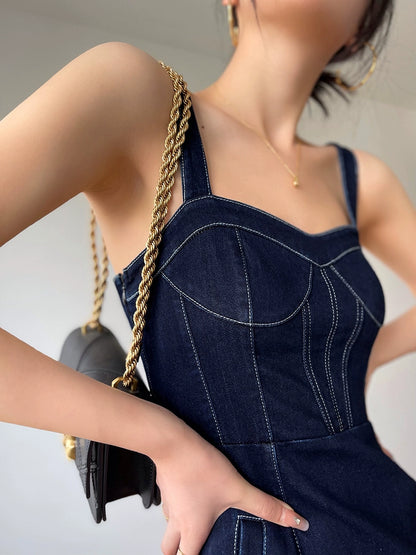 Aconiconi Luxury Blue Denim jacket - Poetry from the Other Shore