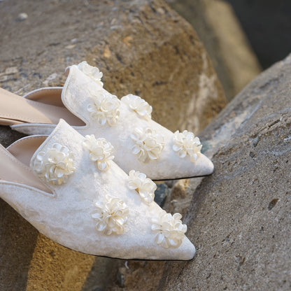 B-FEI elegant casual mules with pointed toe -MARX.
