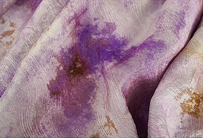 HECO Chinese elastic waist tie-dye printed skirt - BLESS.