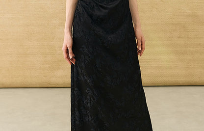 HECO Chinese Style Acetate Shirder Dress - LOLA.