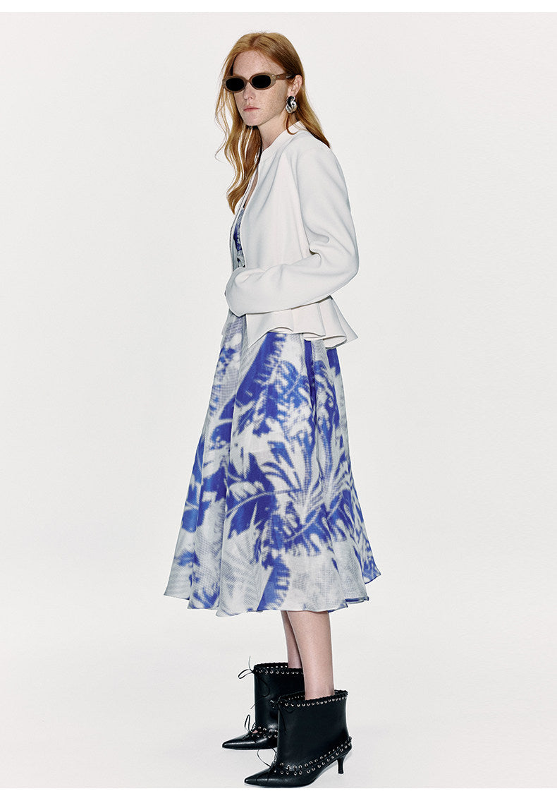 ATELIER MISS LU Mulberry Silk Linen-blend Slip Dress - BILLIE