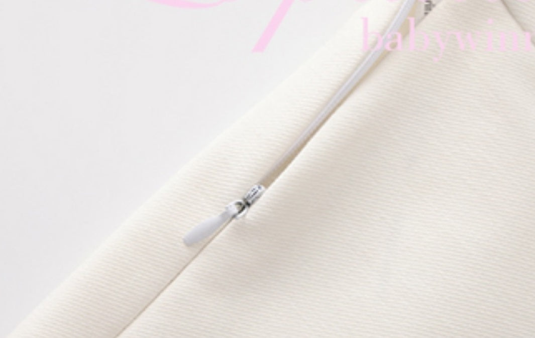 Le Palais Vintage 50s Pure White High-Waisted Hip Cropped Pants-EVERGREEN.