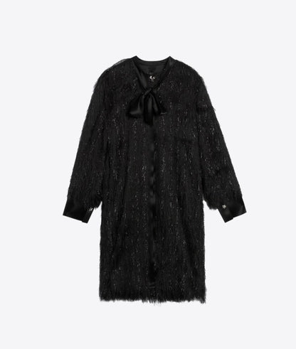COMME MOI Lu Yan Designer's new women's high-end fringed sequin streamer long jacket - INDIA.