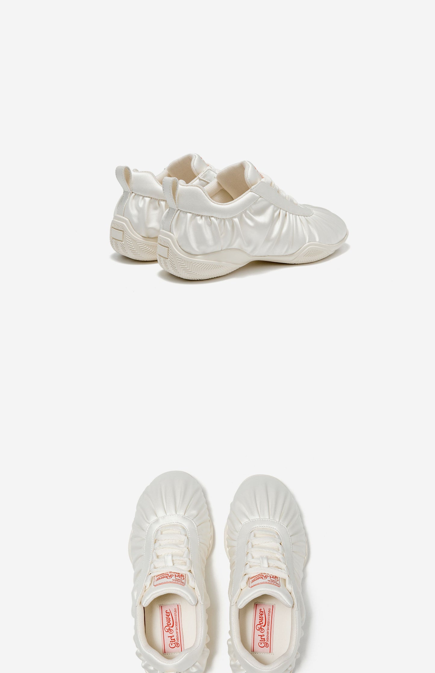 SHOESZOOO Pleated silk cloth casual shoes  - LUKE.