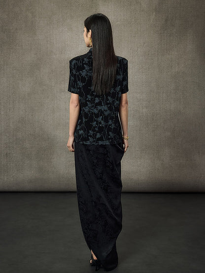 HECO Drop Neck Knitted Short Sleeve T-shirt - James.