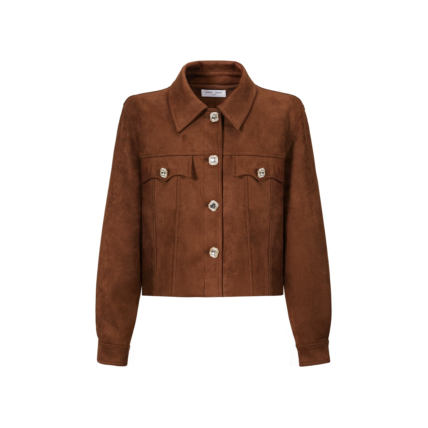 CHICHY American vintage suede pleated  Maillard complete set-EREN