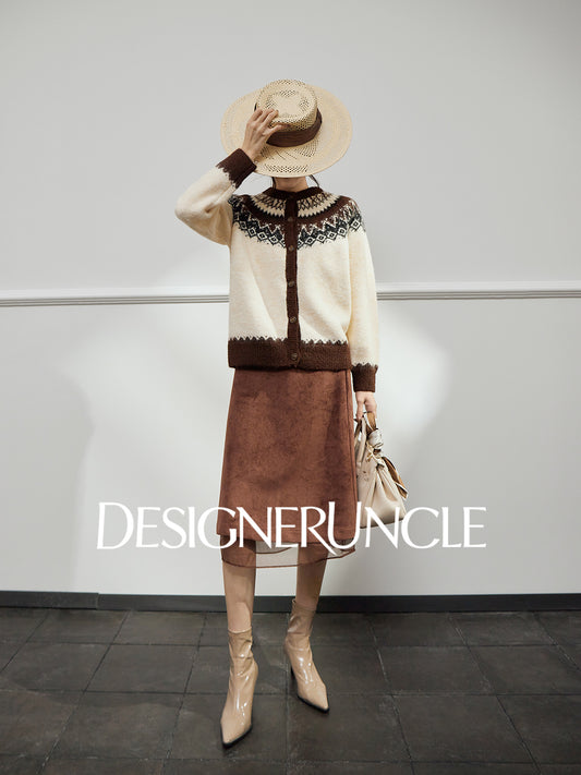 DGU| Off-white sweater fashion design soft and comfortable top - Georgia.