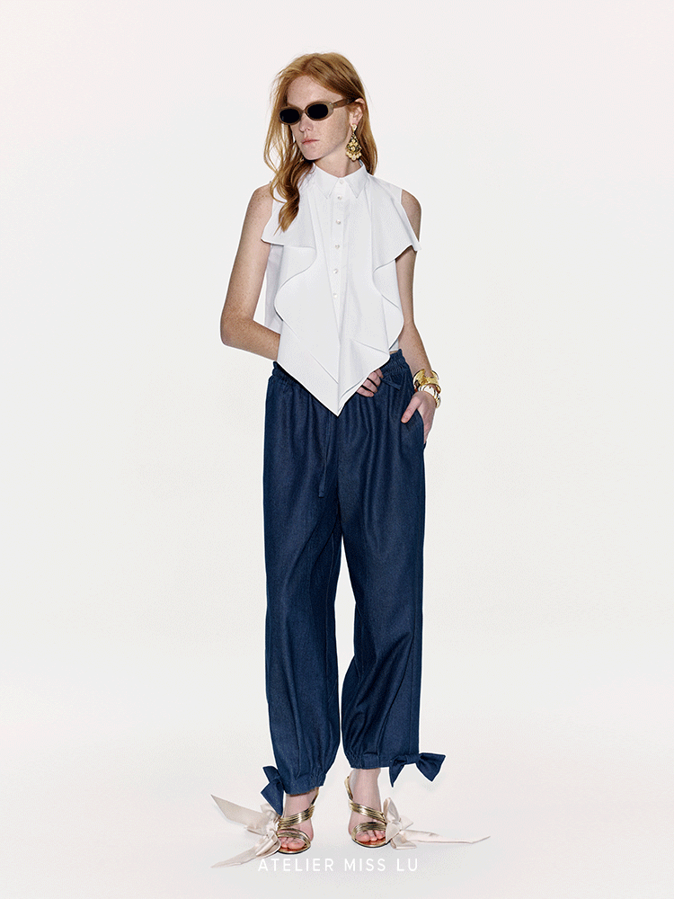 ATELIER MISS LU Three-dimensional Sleeveless Top - MORGAN.