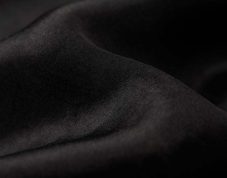 COMME MOI  women's black French asymmetric dress - JOSEPHINE.