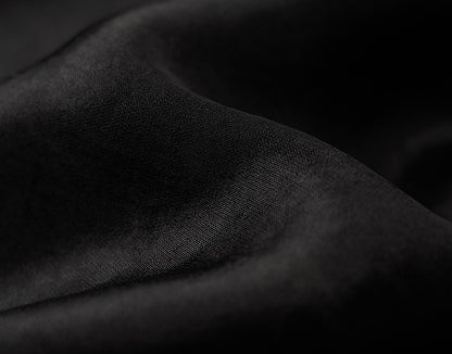 COMME MOI  women's black French asymmetric dress - JOSEPHINE.