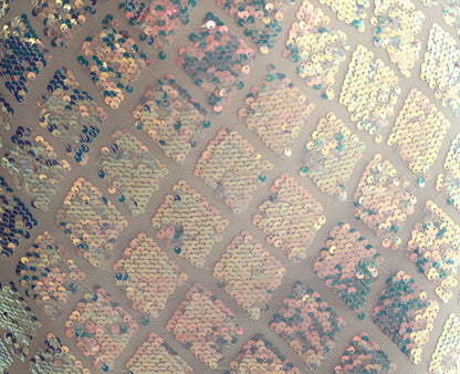 DOLLY High End Sleeveless V-Neck Sequin Long Slim Fit Slit Banquet Dress-ERICA