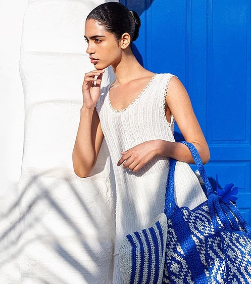 COMME MOI Women's White Cutout Raw Edge Knitted Vest - STELLA.