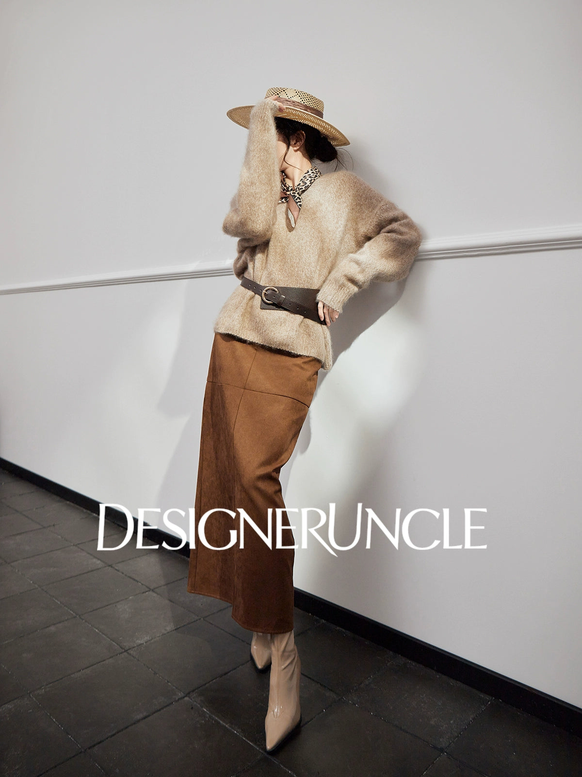 DGU "Nixiang" Raw Coconut Sweater New Lazy Style Loose and Versatile Slimming Temperament Top - Alexander.