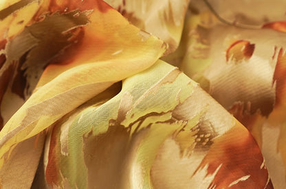 HECO Chinese National Style Burning Flower Slightly Transparent shirt- STROK.