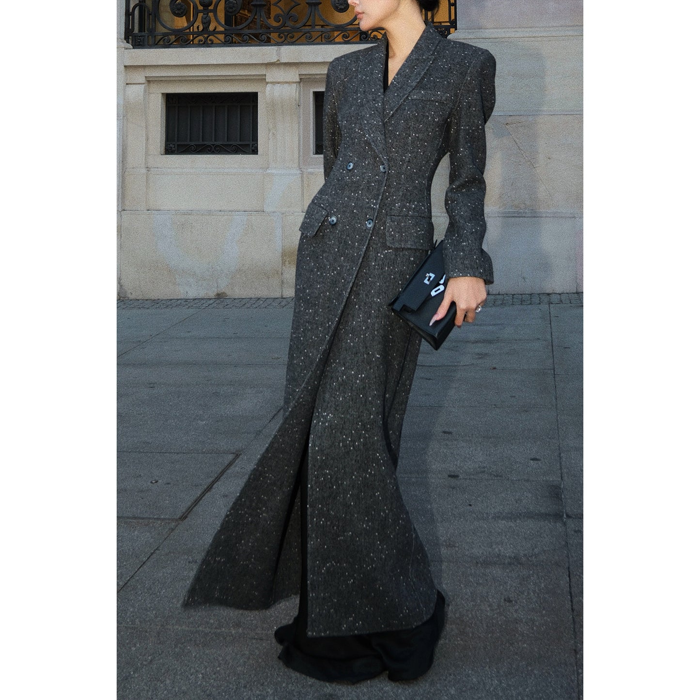 MEI SANGUAN reversible woolen coat - MANNY
