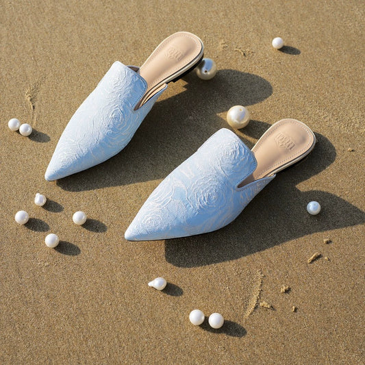 B-FEI  elegant French pointed sandals mules-CLAIRE.