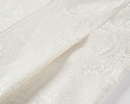 COMME MOI Lv Yan designer spring women's retro jacquard half-length fishtail dress - MARIA.