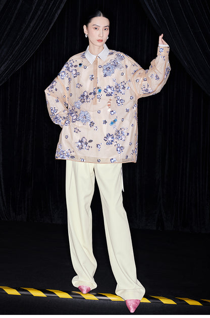 M essential Mackay designer elasticated straight-waistband trousers - stans.