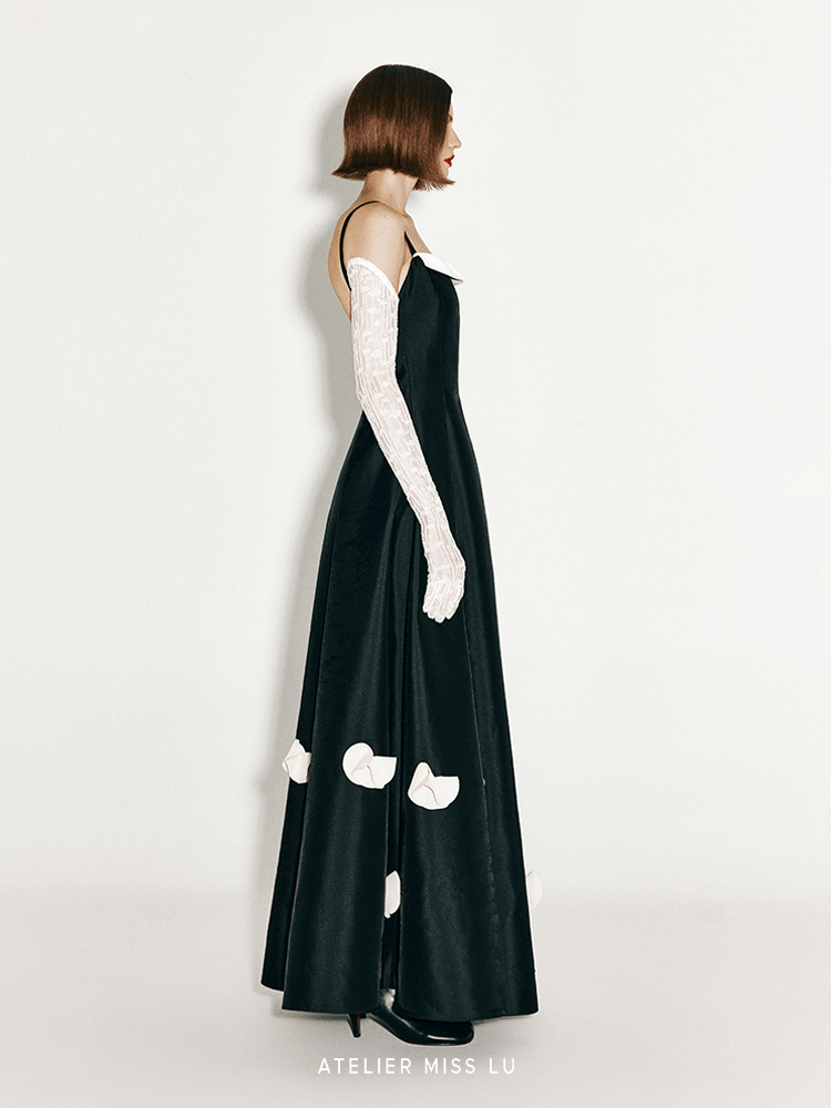 AtelierMissLu Fall/Winter 2024 Sheep Wool Texture Slightly Translucent Long Gloves - JOSHUA