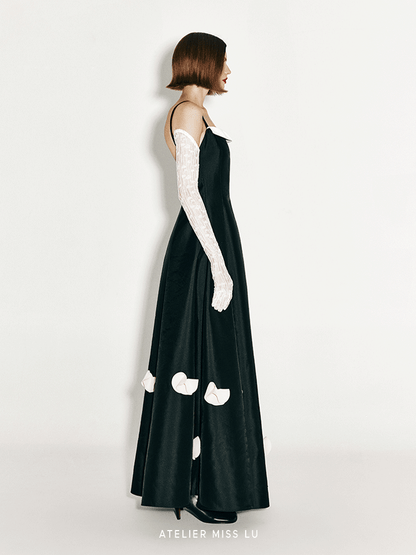 AtelierMissLu Fall/Winter 2024 Sheep Wool Texture Slightly Translucent Long Gloves - JOSHUA