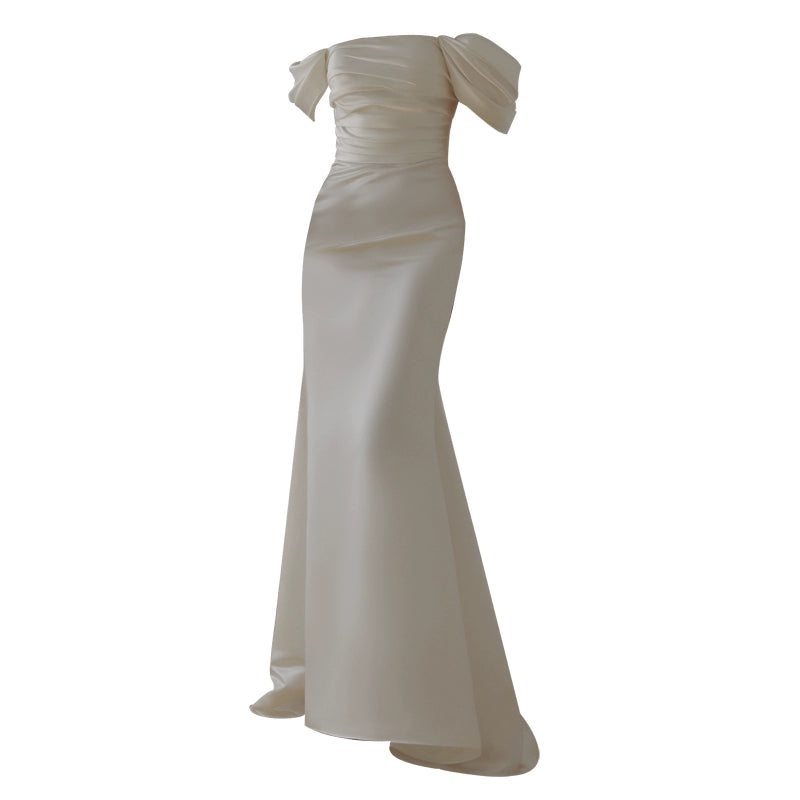 GOUDIN female elegant evening light luxury dress-KILO.