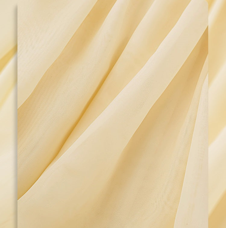 HECO Chinese Solid Color Large Swing Waist Slimming Mermaid Skirt - STARS.