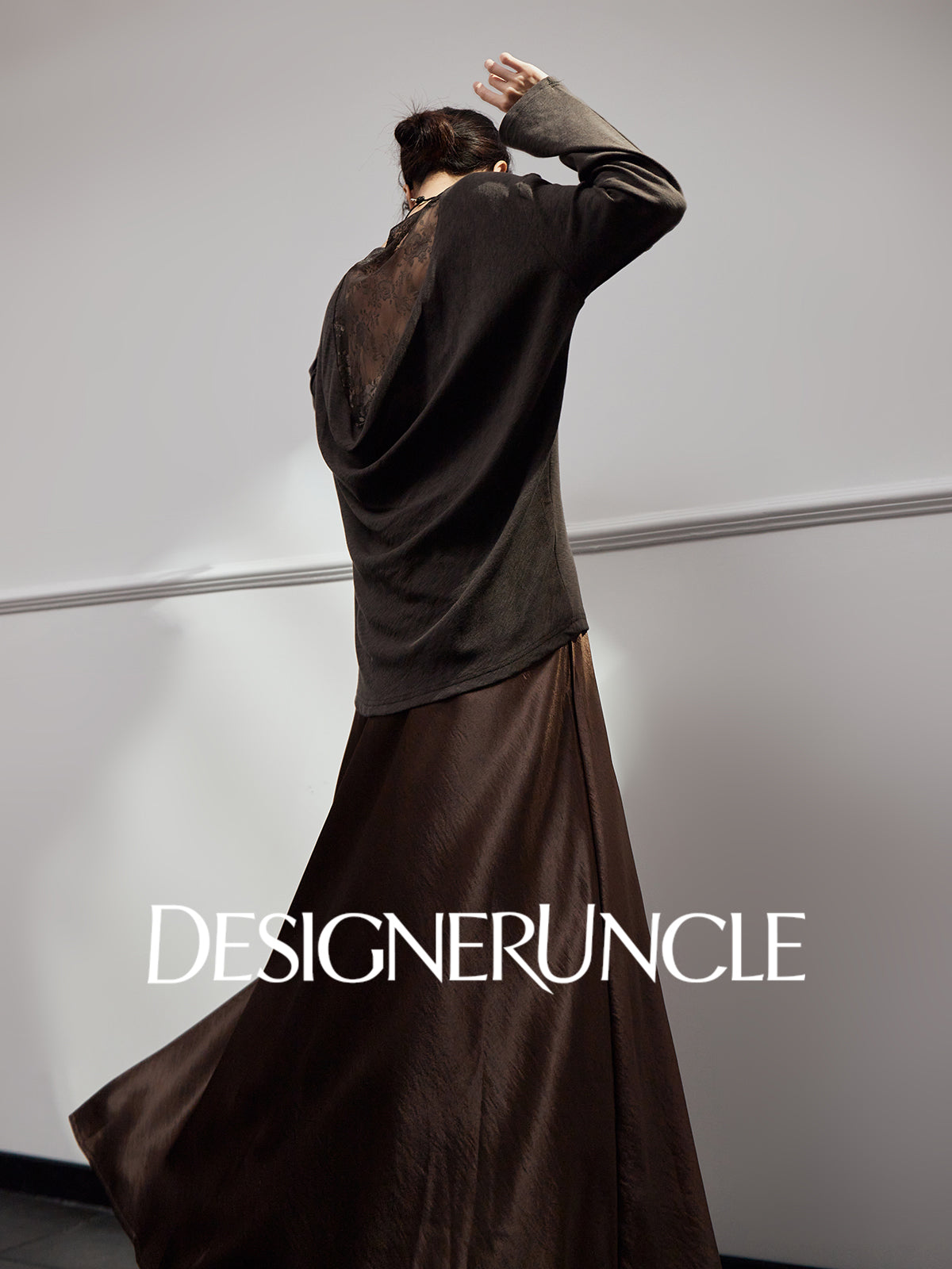 DGU "Obscure" women's new retro loose slimming versatile high-end top trend- Frances ?