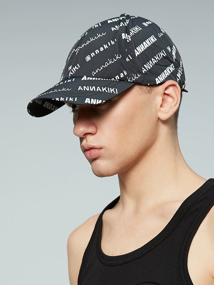ANNAKIKI Summer Niche Designer Monogram Print Sunscreen Baseball Cap