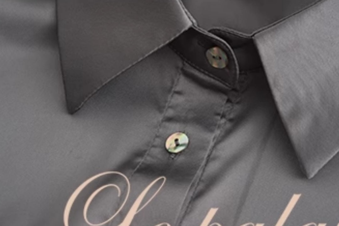 Le Palais Vintage Elegant Grey High Waist Short Skirt-LAAL.