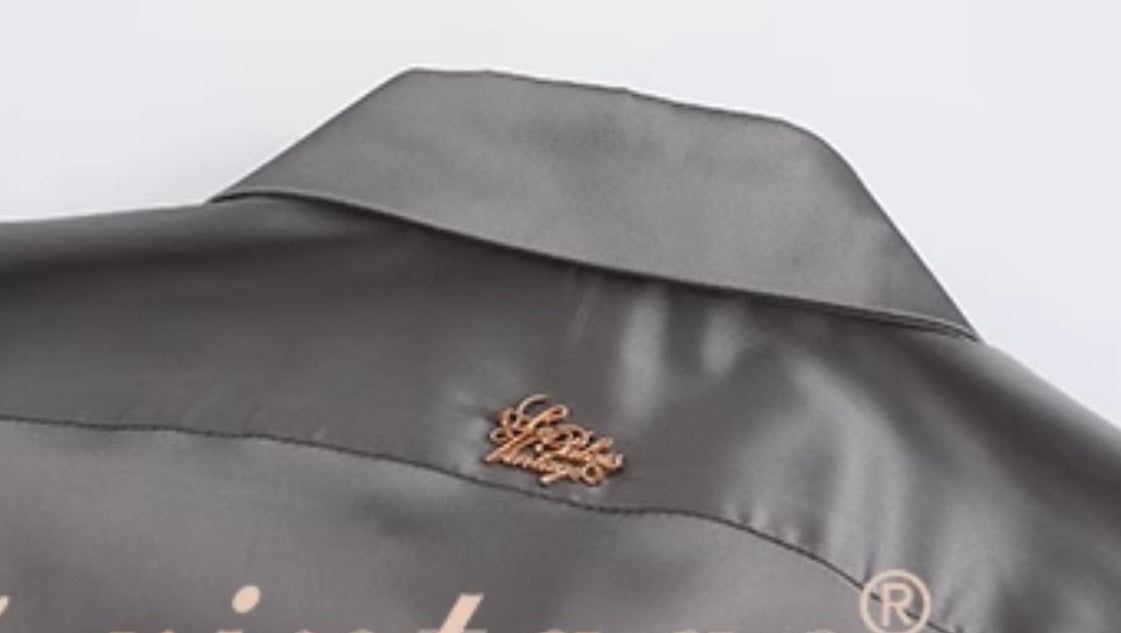 Le Palais Vintage Elegant Grey High Waist Short Skirt-LAAL.