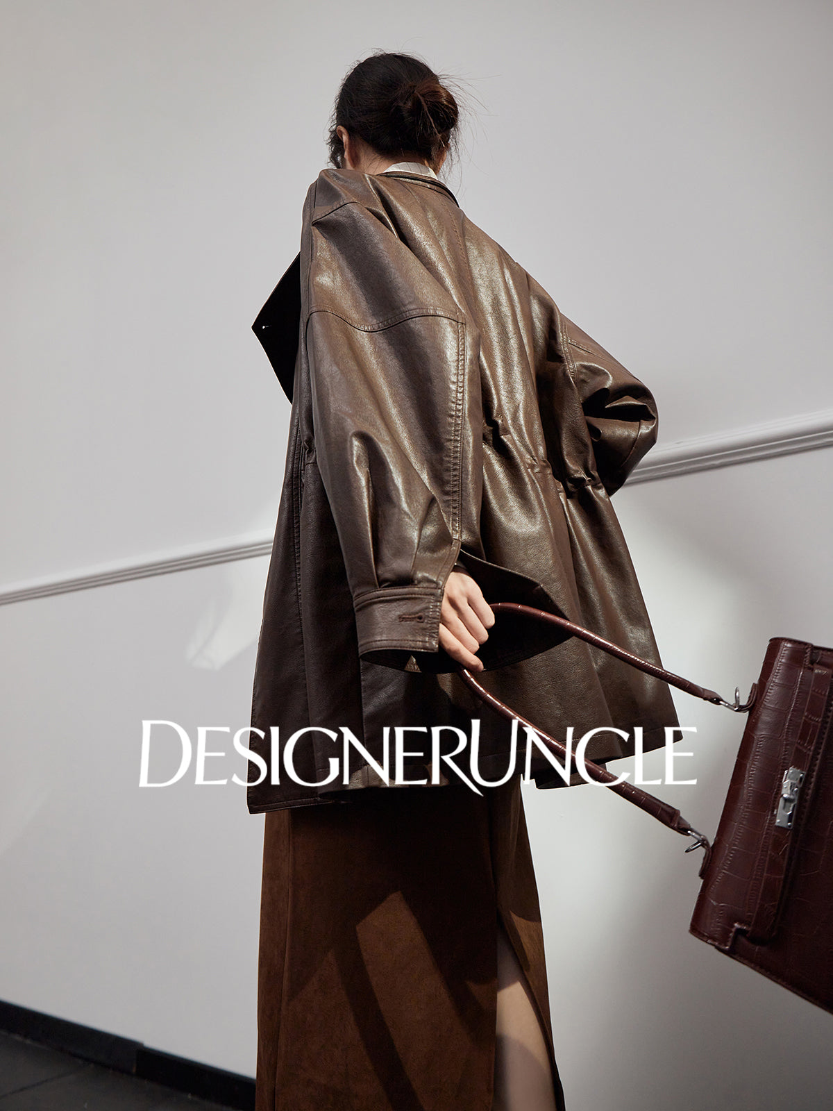 DGU "Daise" black motorcycle leather jacket - CONG.