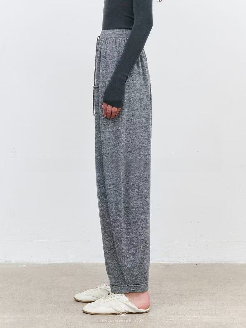 PIAOIN WOOL CORSET BLOOMERS THIN KNITTED CASUAL PANTS WOMEN'S- HART