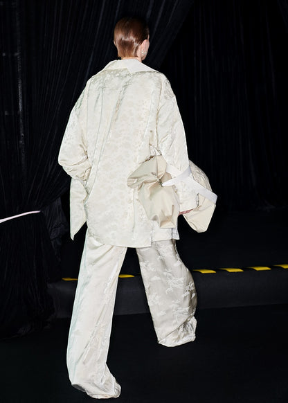 M essential Mackay designer Jacquard cool oversized shirt - sieive.