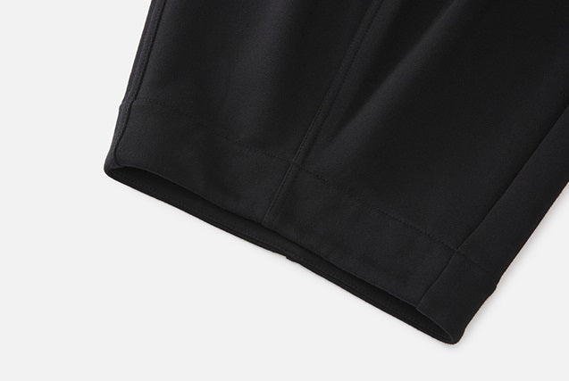 ZHUCHONGYUN Winter Black Loose Straight Cotton Trousers--EMIYA.