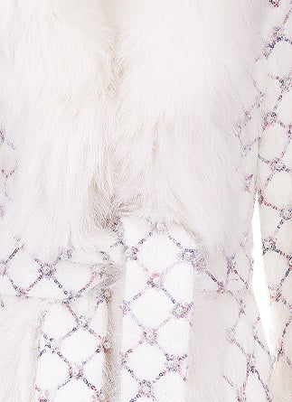 Wardrobes by Chen Elegant White Long Sleeve  Autumn Coat-Bala