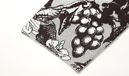 ZHUCHONGYUN spring's knit jacquard loose cross-collared jacket--SHARU.