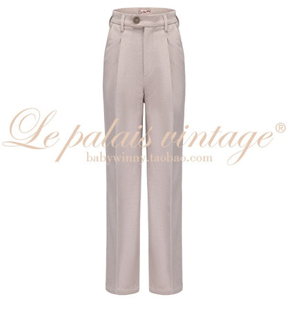 Le Palais Vintage  fur coat woolen trousers-DIOR