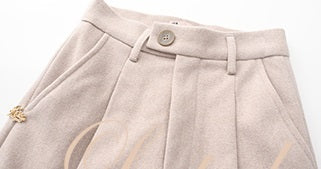 Le Palais Vintage  fur coat woolen trousers-DIOR