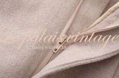 Le Palais Vintage  fur coat woolen trousers-DIOR