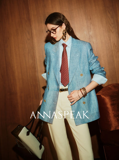 ANNASPEAK old money style suit -GREN.