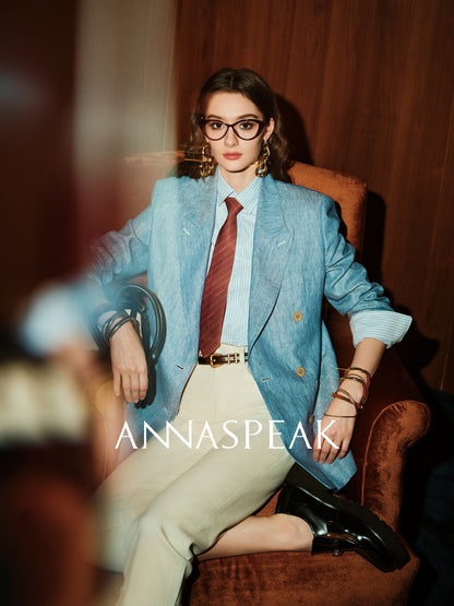 ANNASPEAK old money style suit -GREN.