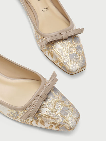 PJJUU Classic cheongsam flat shoes - GOWNS.