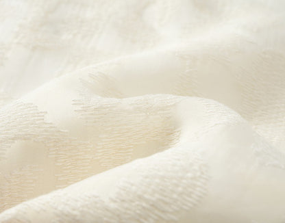 COMME MOI Silk Embroidered Top Sleeveless white Shirt - SIMON.