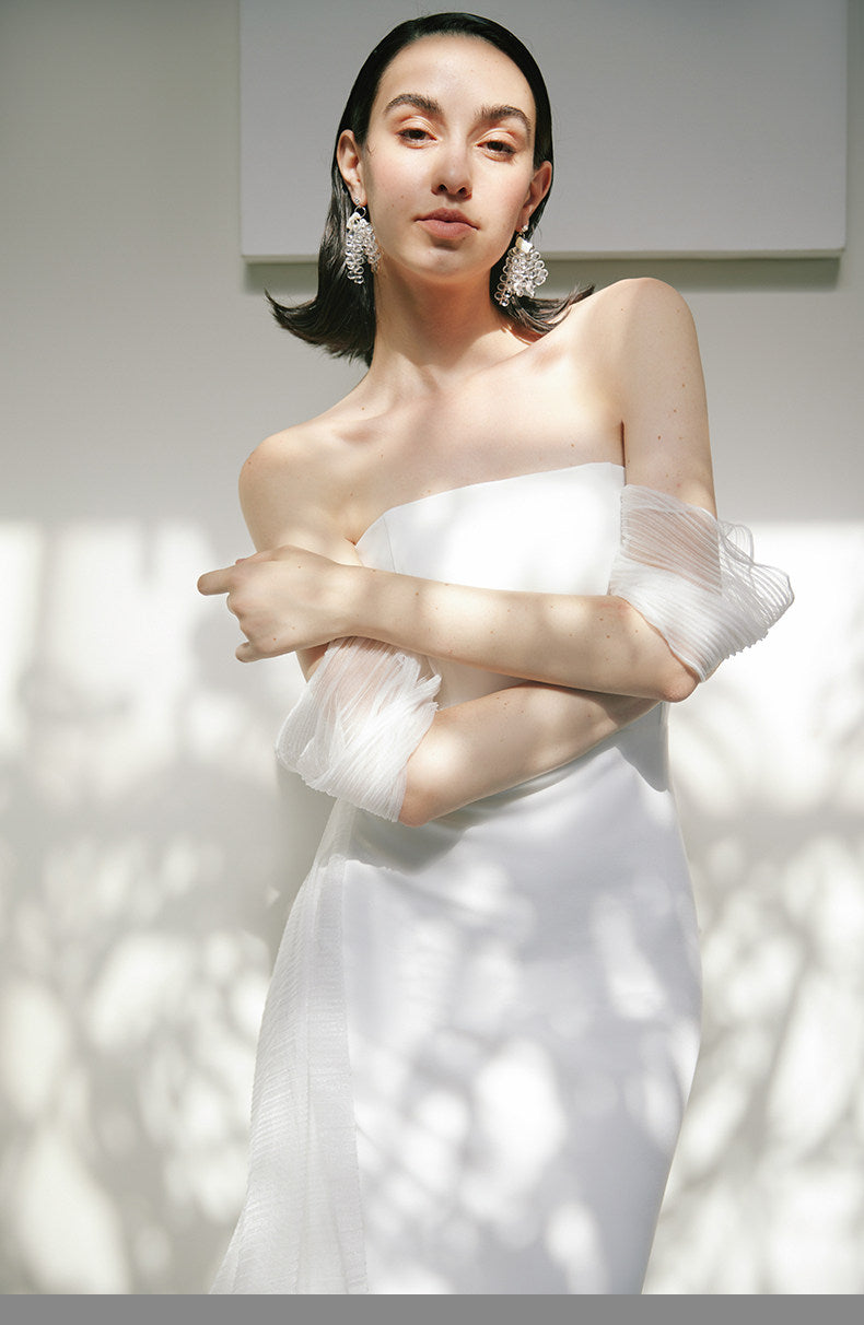 GOUDIN bridal high-end light luxury French evening dress -OZO.
