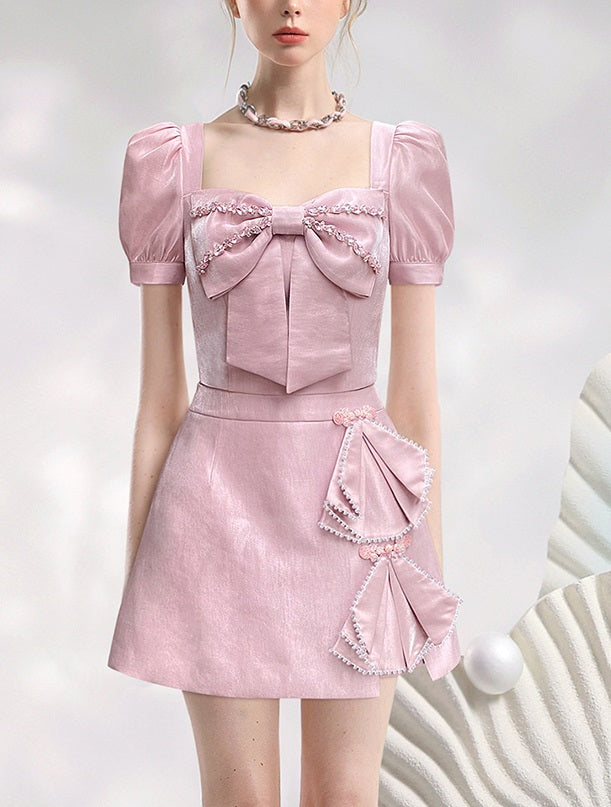 CHECOCRE Stubble French Romantic Celebrity Temperament Suit Skirt - ABRUPT.