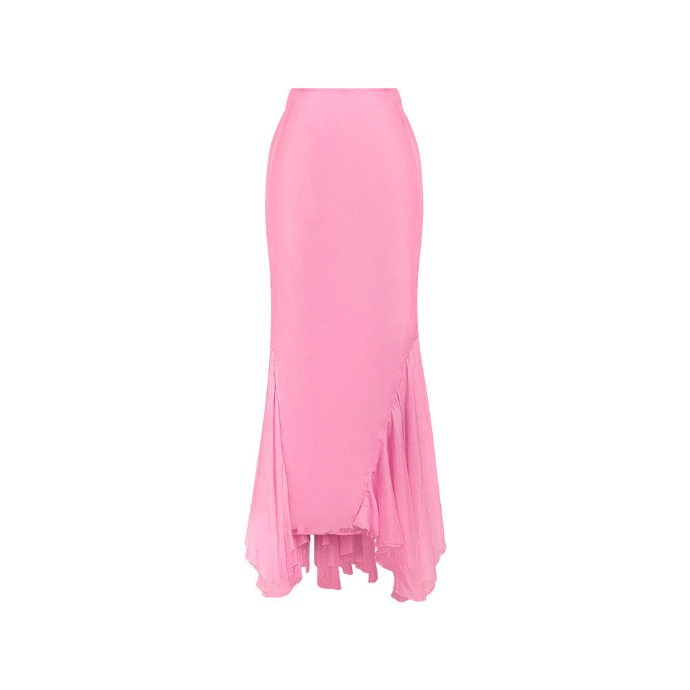 TUYUE mulberry silk maxi mermaid skirt- VIVIAN.