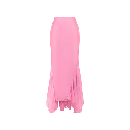 TUYUE mulberry silk maxi mermaid skirt- VIVIAN.