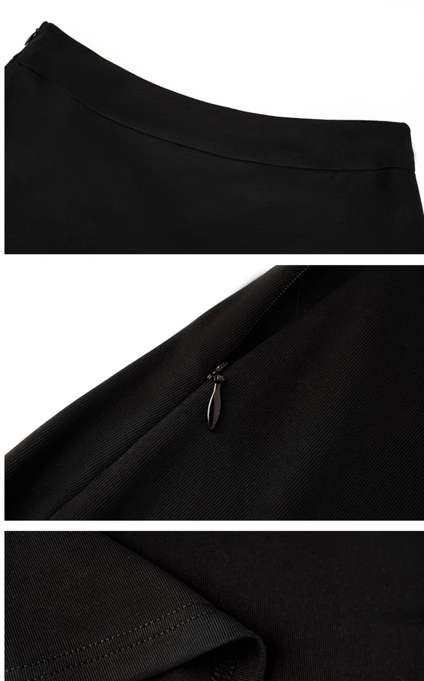 HECO Chinese Draped Summer Heavy Industry Ginkgo Biloba Print Slim Skirt - COLS.